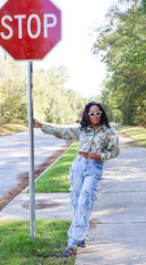 Petal & Denim Crop Jacket| Pre-Order shipping out 12/18-1/3