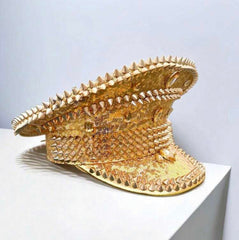 Mardi Gras Captain Hat-Gold