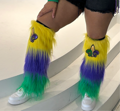 Fleur De Lis Leg Warmers