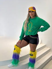Noire Beaded Cutoff Shorts-Custom Order