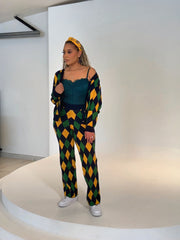 Noire Gras Pants Set