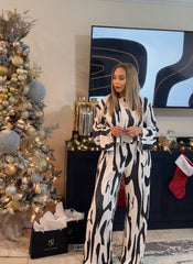 Zebra Vibe Pants Set