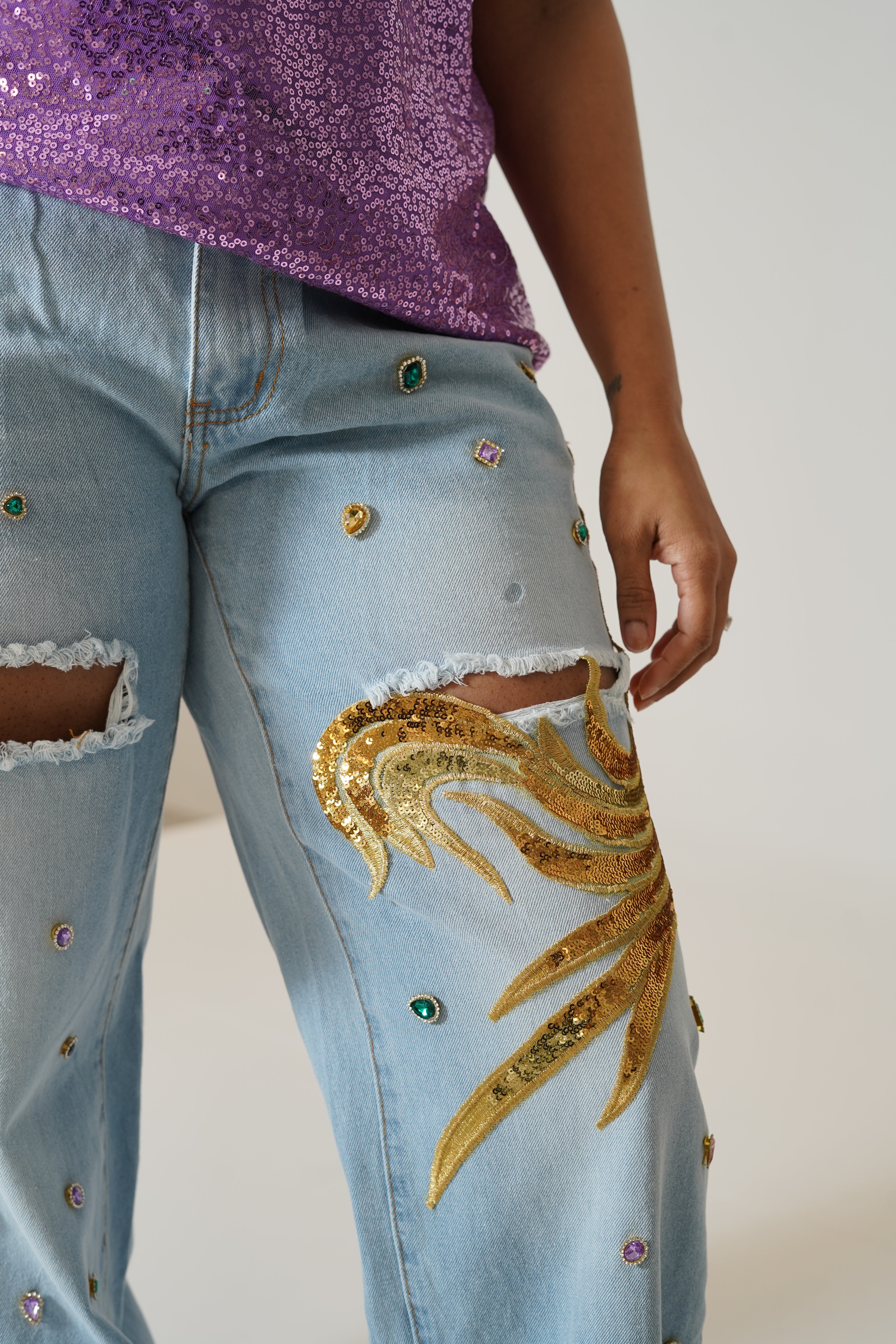 Carnival Royale Jeans- Custom Order